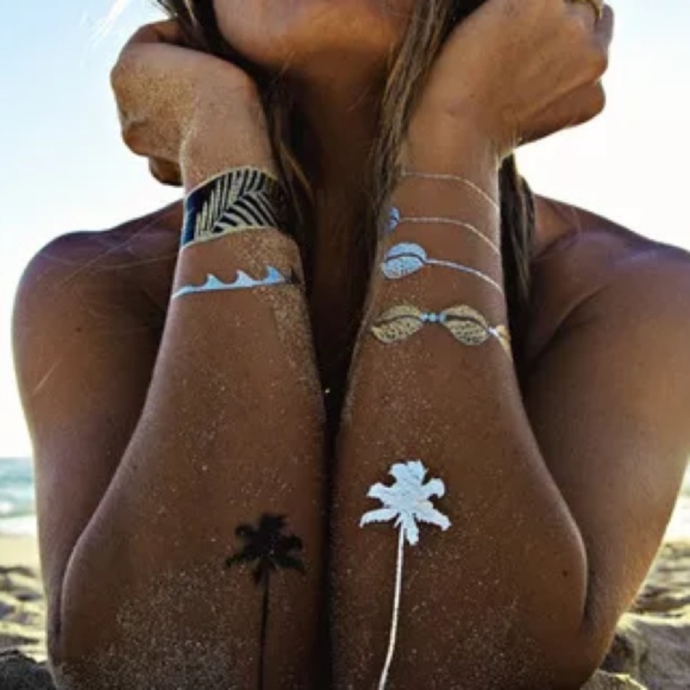 Flash Tattoos - Golfish Kiss